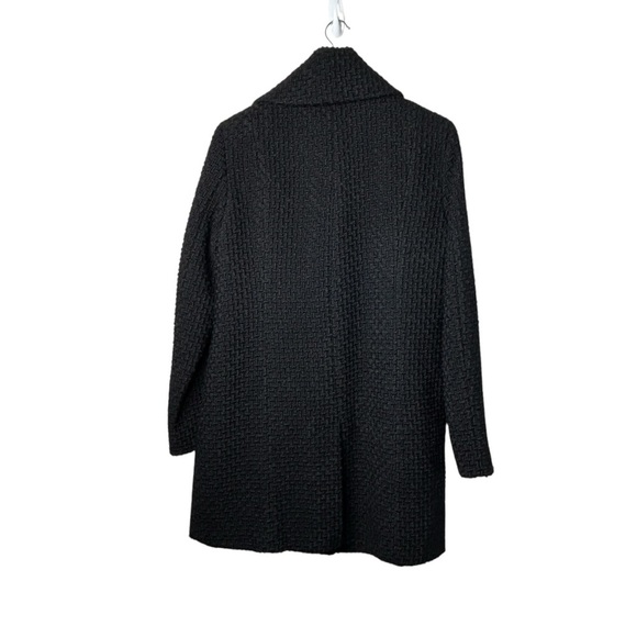 Calvin Klein Women’s Wool Blend Black Coat | Size 12P | NWOT - Picture 2 of 9